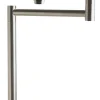 ALFI Brushed Stainless Steel Retractable Pot Filler Faucet, AB5018-BSS