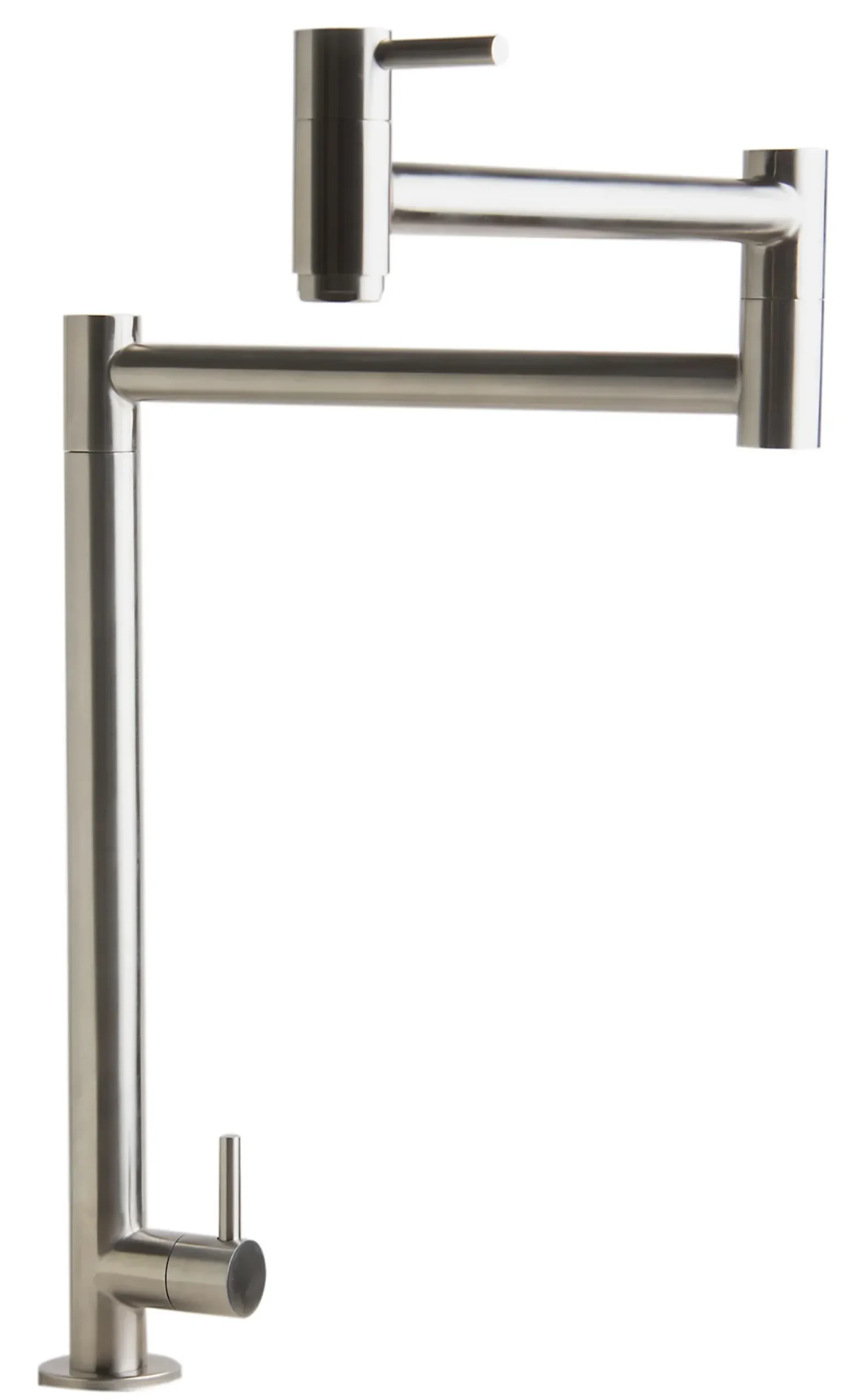 ALFI Brushed Stainless Steel Retractable Pot Filler Faucet, AB5018-BSS