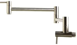 ALFI Brushed Stainless Steel Retractable Pot Filler Faucet, AB5019-BSS