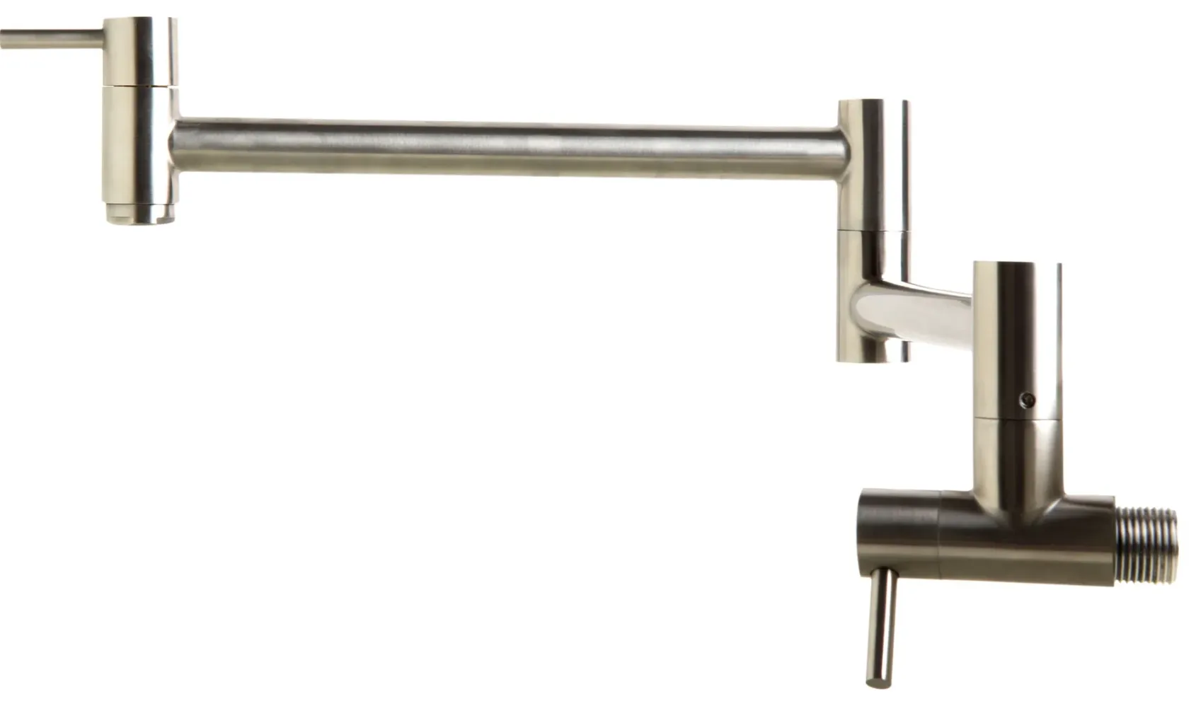 ALFI Brushed Stainless Steel Retractable Pot Filler Faucet, AB5019-BSS