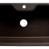 ALFI Chocolate 35" Drop-In Single Bowl Granite Composite Kitchen Sink, AB3520DI-C
