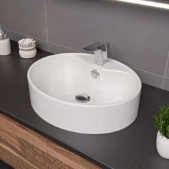 ALFI Polished Chrome Modern Single Hole Bathroom Faucet, AB1470-PC