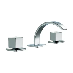 ALFI Polished Chrome Modern Widespread Bathroom Faucet, AB1326-PC