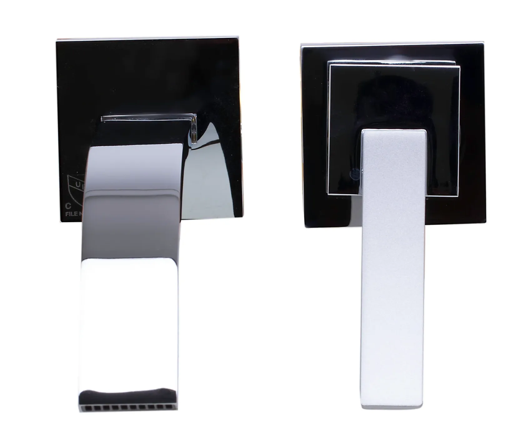 ALFI Polished Chrome Single Lever Wallmount Bathroom Faucet, AB1256-PC