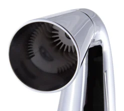 ALFI Polished Chrome Single Hole Tall Cone Waterfall Bathroom Faucet, AB1792-PC