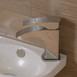 ALFI Polished Chrome Single Lever Bathroom Faucet, AB1586-PC