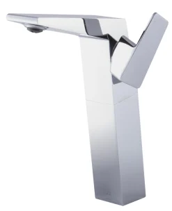 ALFI Polished Chrome Single Hole Tall Bathroom Faucet, AB1475-PC