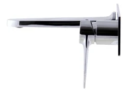 ALFI Polished Chrome Wall Mounted Modern Bathroom Faucet, AB1772-PC