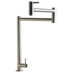 ALFI Polished Stainless Steel Retractable Pot Filler Faucet, AB5018-PSS