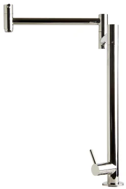 ALFI Polished Stainless Steel Retractable Pot Filler Faucet, AB5018-PSS