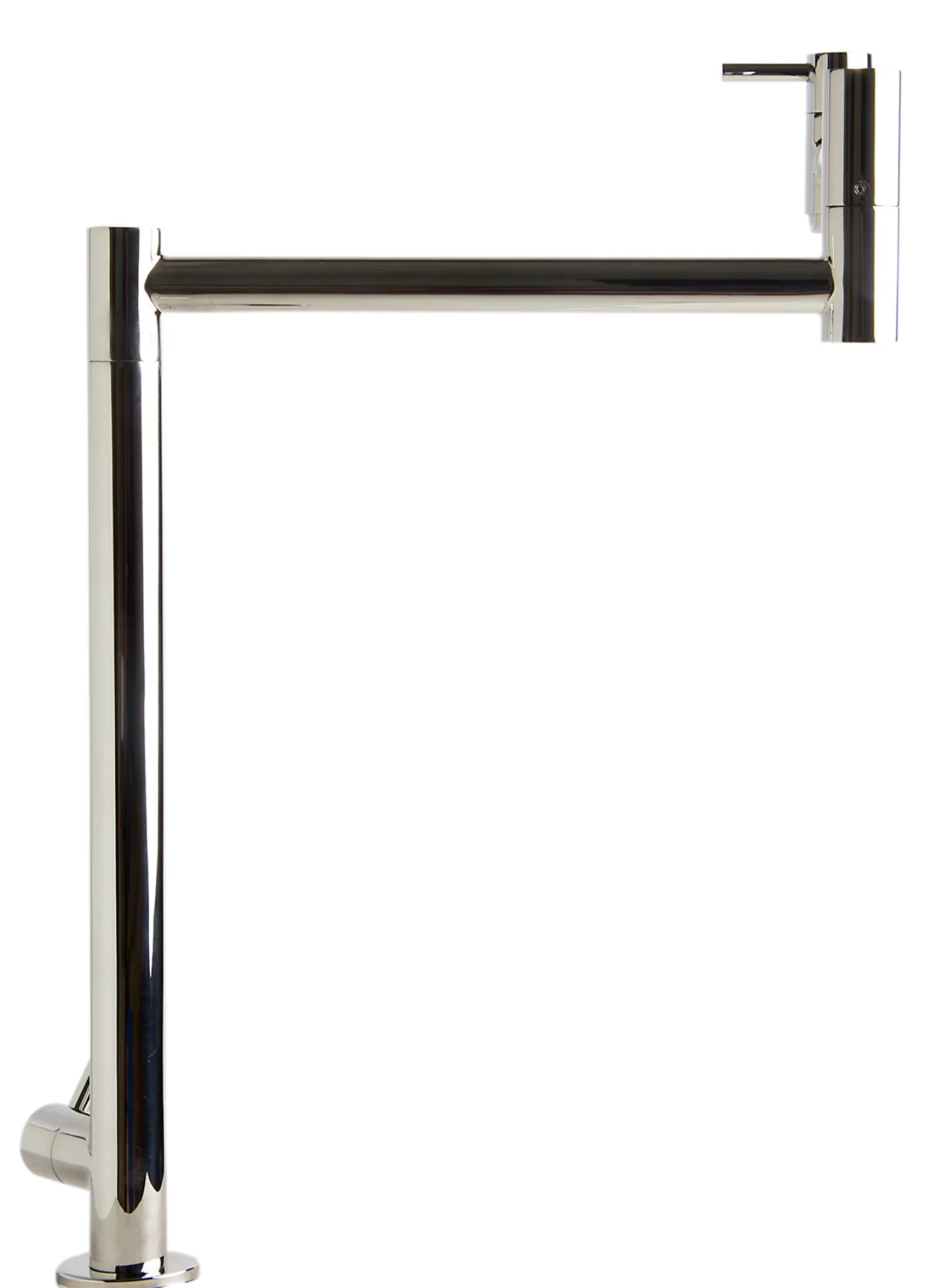 ALFI Polished Stainless Steel Retractable Pot Filler Faucet, AB5018-PSS