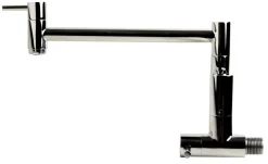 ALFI Polished Stainless Steel Retractable Pot Filler Faucet, AB5019-PSS