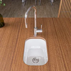 ALFI Solid Polished Stainless Steel Single Hole Pull Down Kitchen Faucet, AB2028-PSS