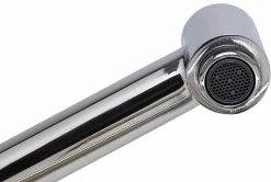 ALFI Solid Polished Stainless Steel Retractable Single Hole Kitchen Faucet, AB2038-PSS
