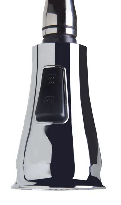 ALFI Traditional Solid Polished Stainless Steel Pull Down Kitchen Faucet, AB2043-PSS
