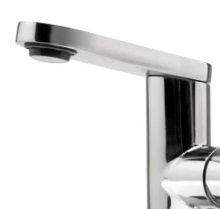 ALFI Ultra Modern Polished Stainless Steel Bathroom Faucet, AB1010-PSS