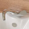 ALFI Wave Polished Chrome Single Lever Bathroom Faucet, AB1572-PC