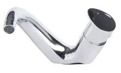 ALFI Wave Polished Chrome Single Lever Bathroom Faucet, AB1572-PC