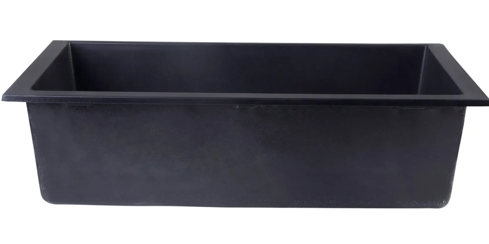 ALFI Black 30" Undermount Single Bowl Granite Composite Kitchen Sink, AB3020UM-BLA