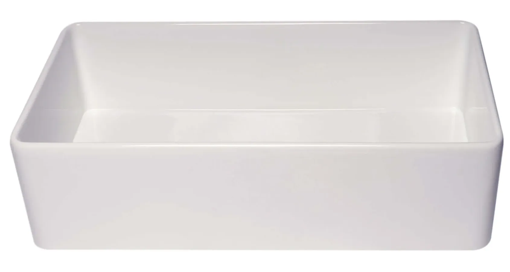 ALFI brand 36" Fireclay Farmhouse Sink, White, ABF3618-W