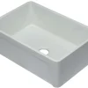 ALFI 30" Single Bowl Fireclay Farmhouse Apron Sink, White, AB3020SB-W