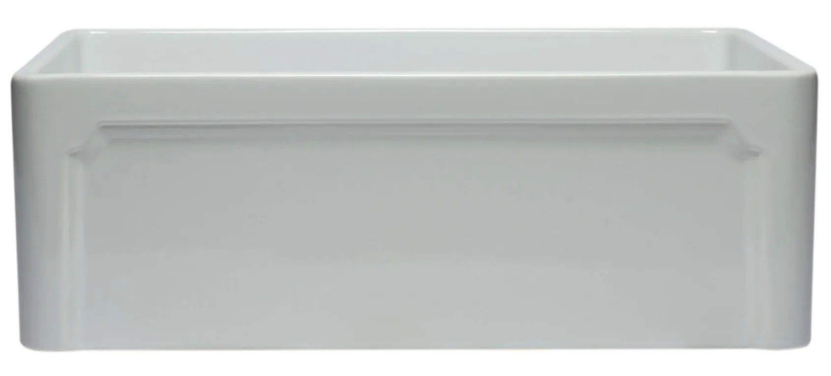 ALFI 30" Single Bowl Fireclay Farmhouse Apron Sink, White, AB3020SB-W