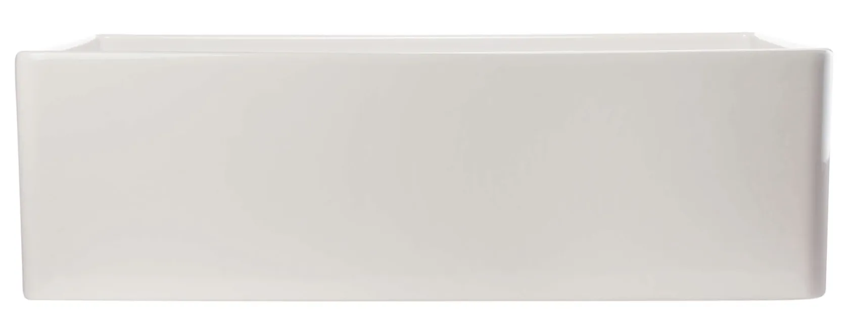 ALFI 33" Single Bowl Fireclay Farmhouse Apron Sink, White, AB533-W