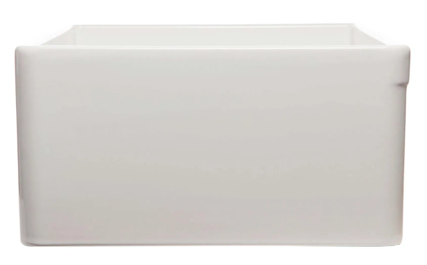 ALFI 33" Single Bowl Fireclay Farmhouse Apron Sink, White, AB533-W