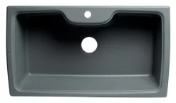 ALFI Titanium 35" Drop-In Single Bowl Granite Composite Kitchen Sink, AB3520DI-T