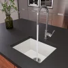 Alfi 20" White Fireclay Undermount Kitchen Sink, AB2017