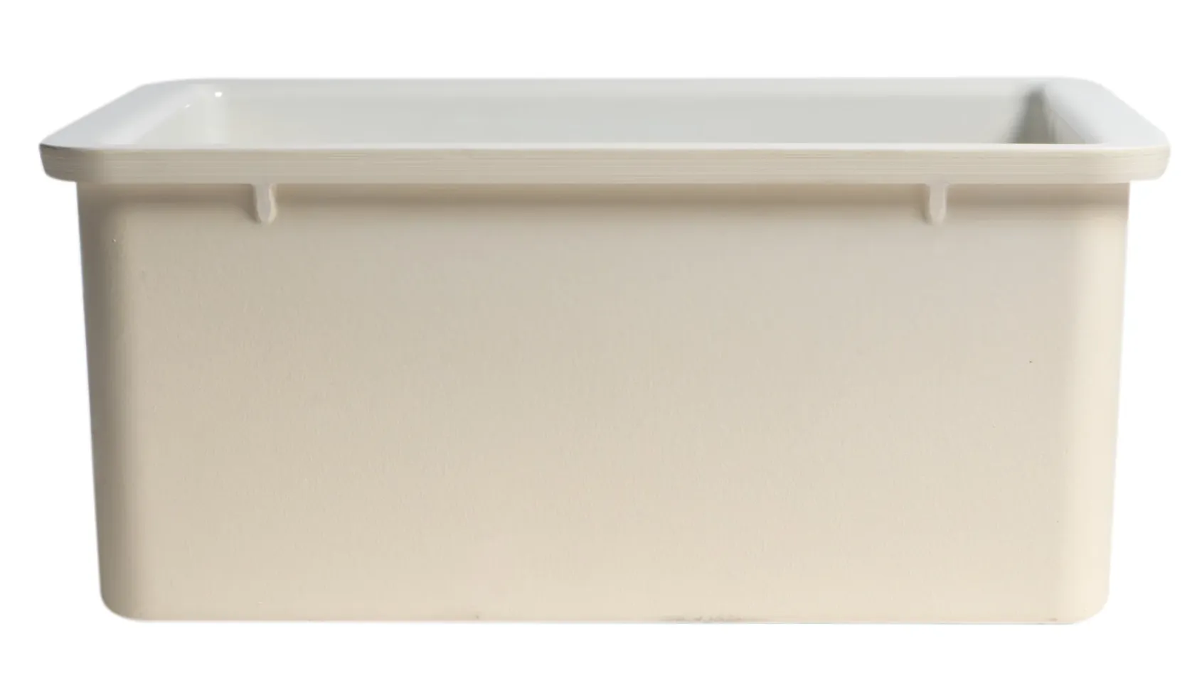 Alfi 20" White Fireclay Undermount Kitchen Sink, AB2017