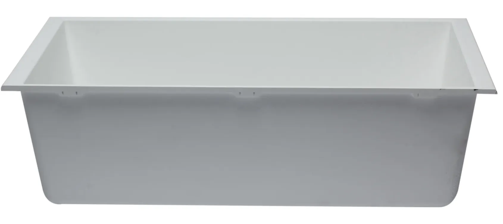 ALFI White 33" Single Bowl Undermount Granite Composite Kitchen Sink, AB3322UM-W