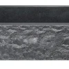 33" Black Granite Stone Farmhouse Kitchen Sink, Single Bowl, Chiseled Front, KF332010SB-BE-BK