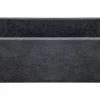 42" Black Granite Stone Farmhouse Kitchen Sink, Single Bowl, Reversible, KF422010SB-NLP-BK