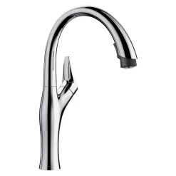 Blanco Artona 1.5 GPM Brass Kitchen Faucet, Pull-Down, Polished Chrome, 442038