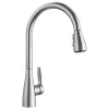Blanco Atura 1.5 GPM Brass Kitchen Faucet, Pull-Down, Stainless, 442208