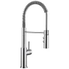 Blanco Catris Semi-Pro Pull-Down Dual-Spray Kitchen Faucet, Chrome, 1.5 GPM, Brass, 401917