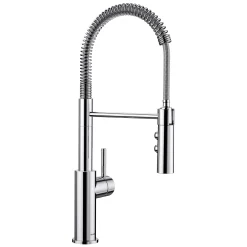 Blanco Catris Semi-Pro Pull-Down Dual-Spray Kitchen Faucet, Chrome, 1.5 GPM, Brass, 401917