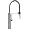 Blanco Culina 1.8 GPM Brass Kitchen Faucet, Semi-Pro, Polished Chrome, 441405