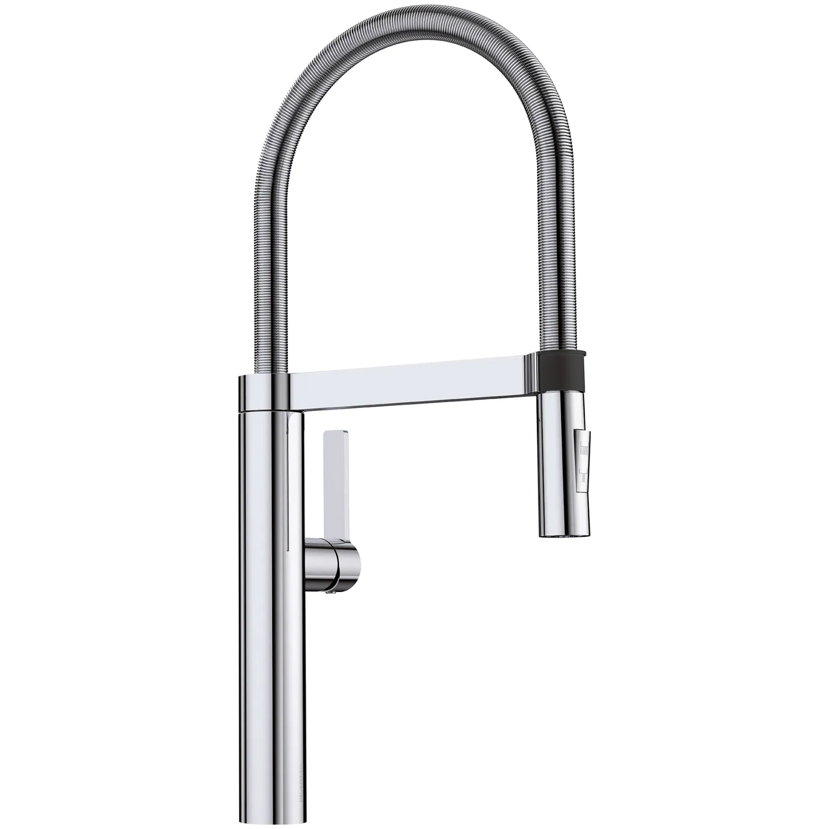 Blanco Culina 1.8 GPM Brass Kitchen Faucet, Semi-Pro, Polished Chrome, 441405