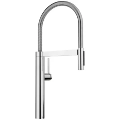 Blanco Culina II Semi-Pro Pull-Down Dual-Spray Kitchen Faucet, Chrome, 1.5 GPM, Brass, 527473