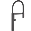 Blanco Culina II Semi-Pro Pull-Down Dual-Spray Kitchen Faucet, Matte Black, 1.5 GPM, Brass, 527474