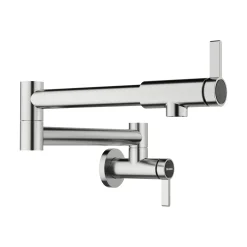 Blanco Culina II Wall-Mounted Pot Filler, PVD Steel, 1.5 GPM, Brass, 527484