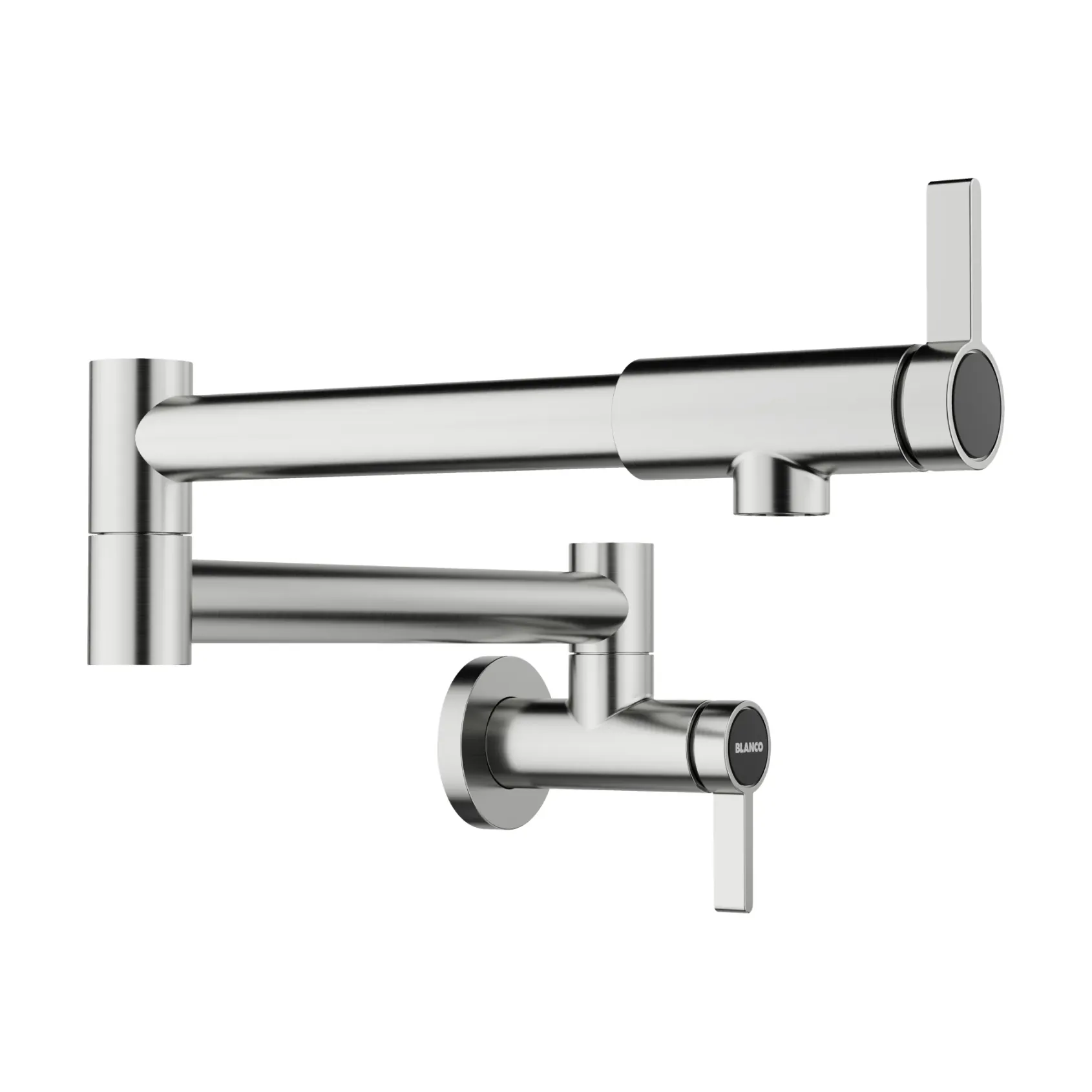 Blanco Culina II Wall-Mounted Pot Filler, PVD Steel, 1.5 GPM, Brass, 527484
