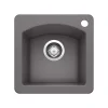 Blanco Diamond 15" Square Granite Composite Bar/Prep Sink, Silgranit, Cinder, 441477