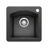 Blanco Diamond 15" Square Granite Composite Bar/Prep Sink, Silgranit, Anthracite, 440204