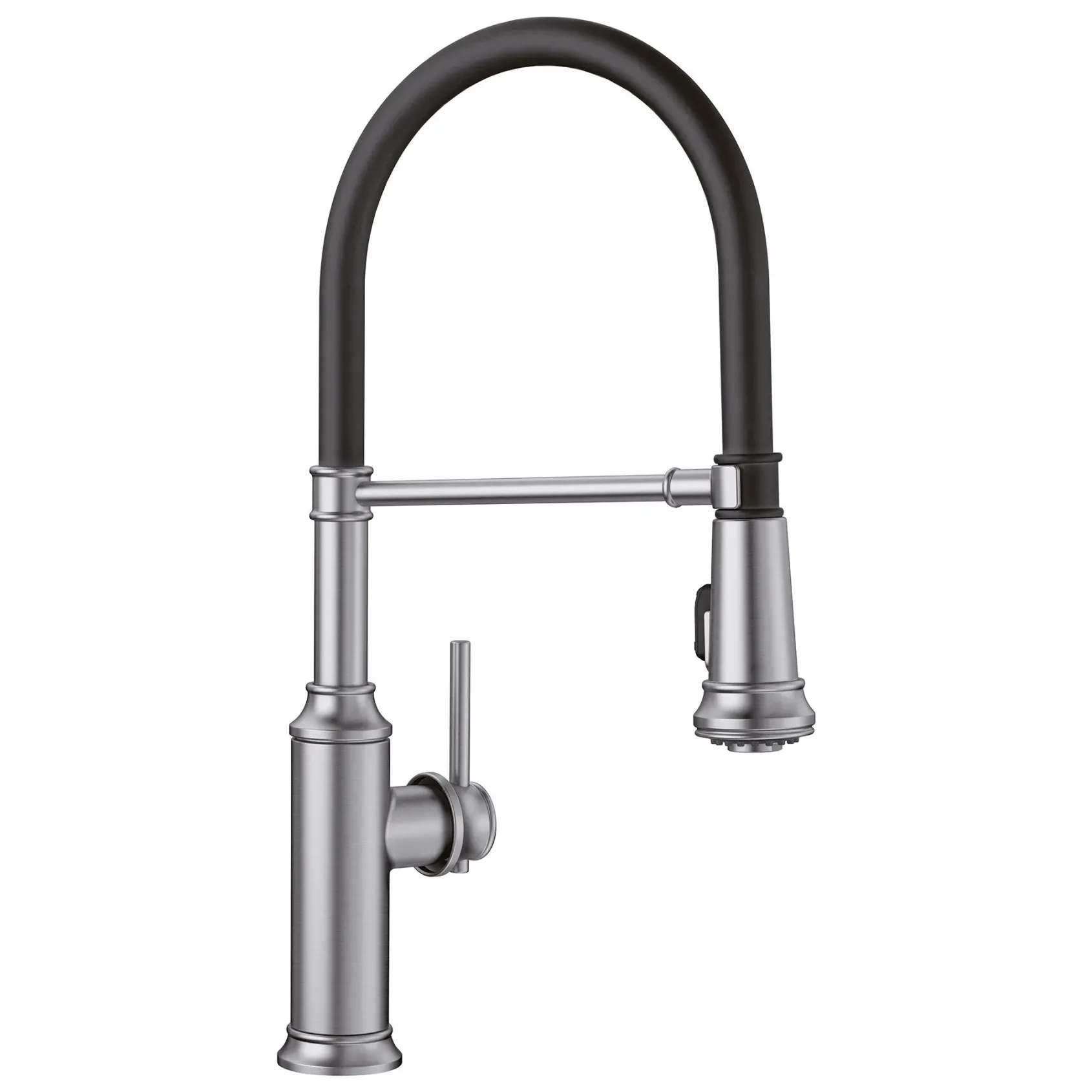 Blanco Empressa 1.5 GPM Brass Kitchen Faucet, Semi-Pro, Stainless, 442509