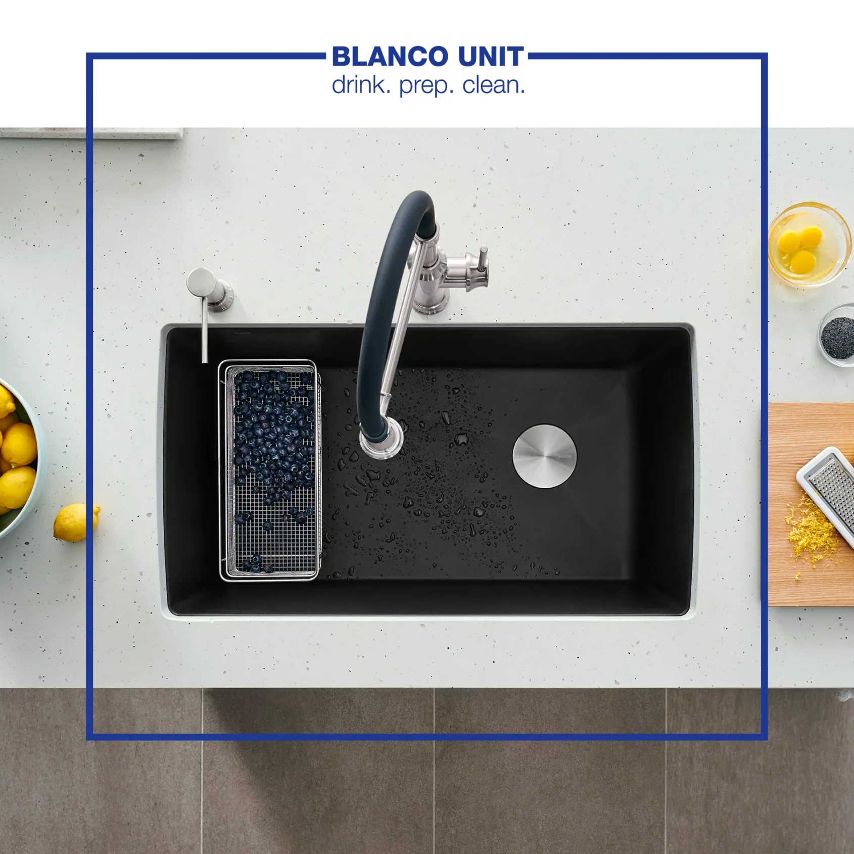 Blanco Empressa 1.5 GPM Brass Kitchen Faucet, Semi-Pro, Stainless, 442509