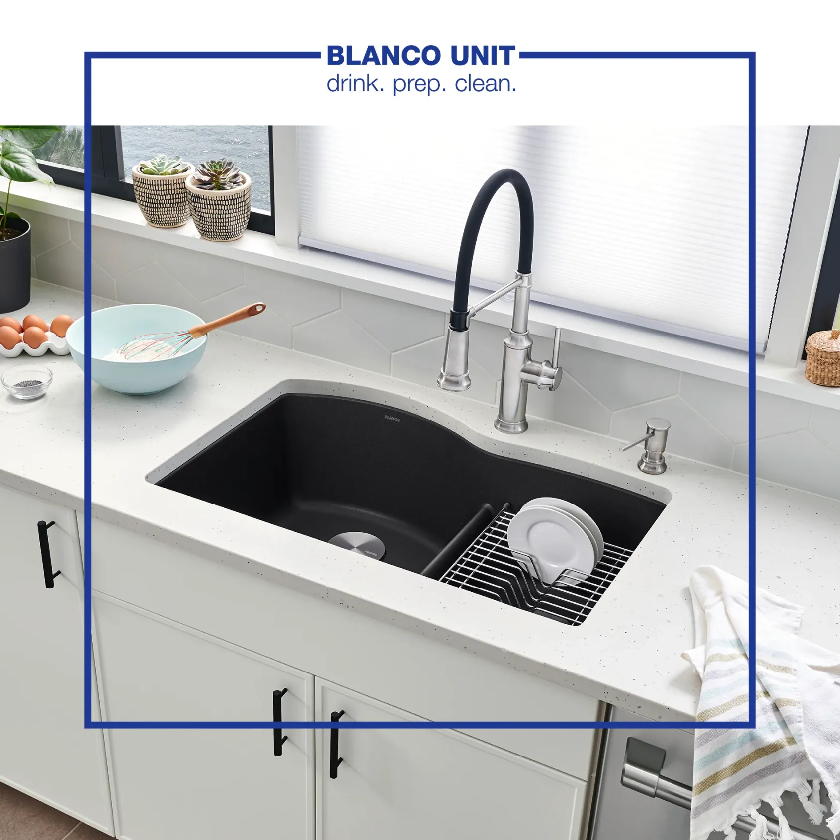 Blanco Empressa 1.5 GPM Brass Kitchen Faucet, Semi-Pro, Stainless, 442509