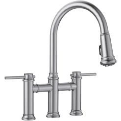 Blanco Empressa 1.5 GPM Brass Kitchen Faucet, Pull-Down, Stainless, 442505